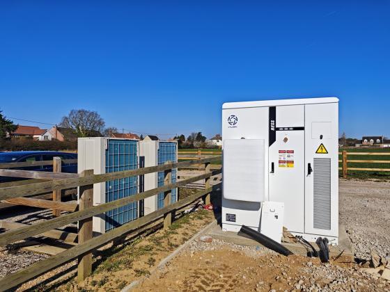 EnerCube-BC-1C Commercial Energy Storage Cabinet Site View