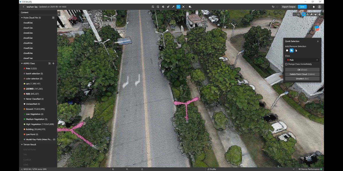 DJI Matrice 400 highway infrastructure inspection and road mapping view