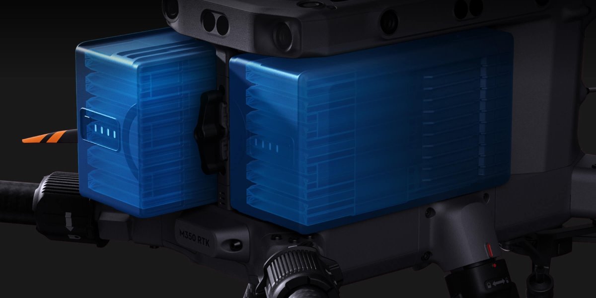 DJI Matrice hard protective carrying case with batteries and accessories