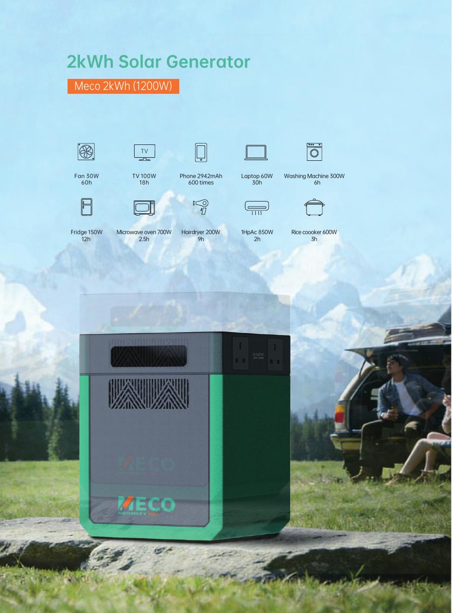 MECO 2kWh Solar Generator